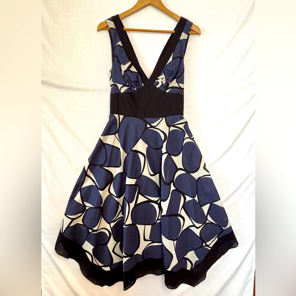 OC BY OC Geometric Print Sleeveless Dress Size 12
